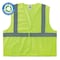 Ergodyne Hi-Vis Safety Vest, 100% recycled polyester, Lime, Size 2XL/3XL 8205HL-ECO - alternate 1